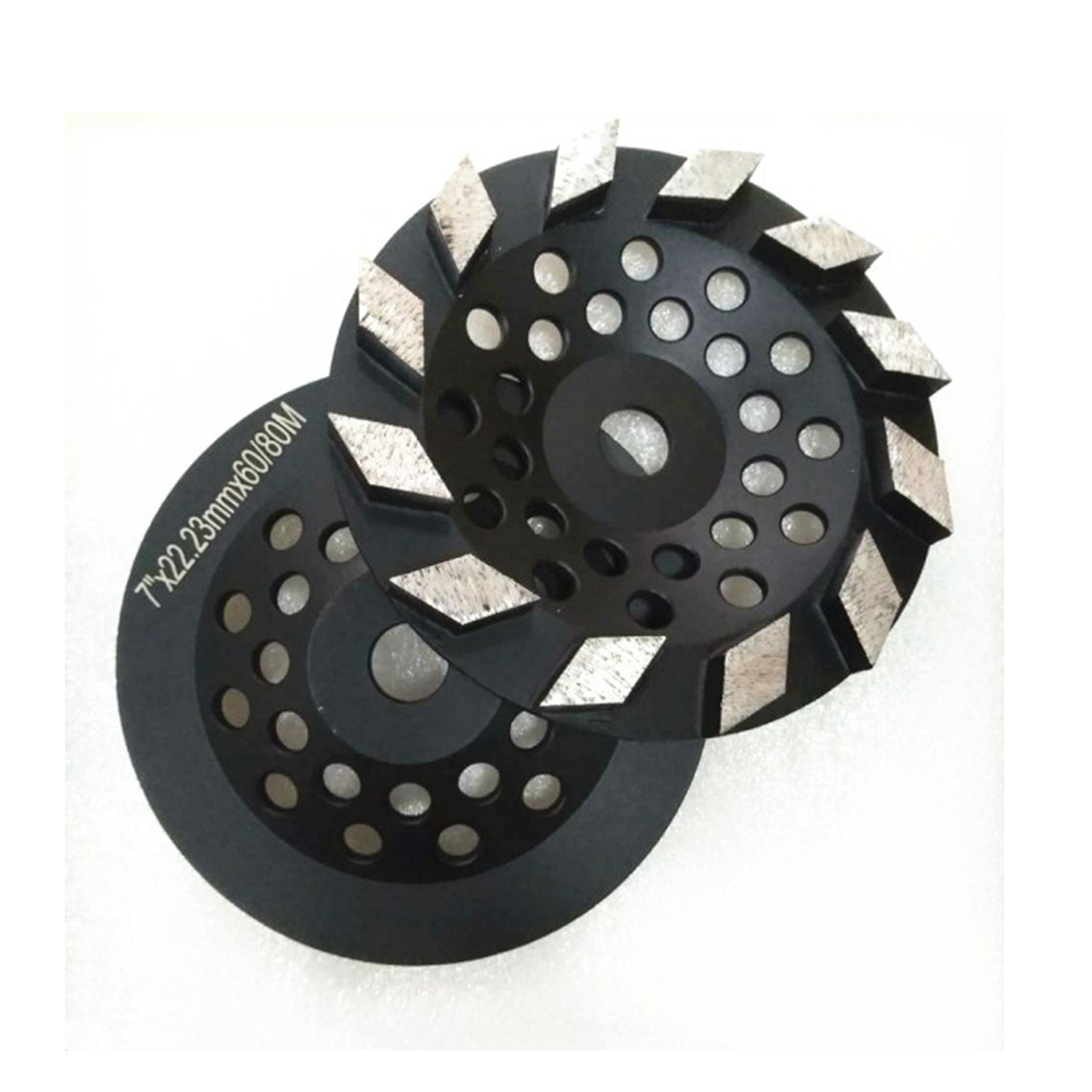 7'' 180mm Diamond Grinding Cup Wheel with 12 Rhombus Segments (CW-RH12)