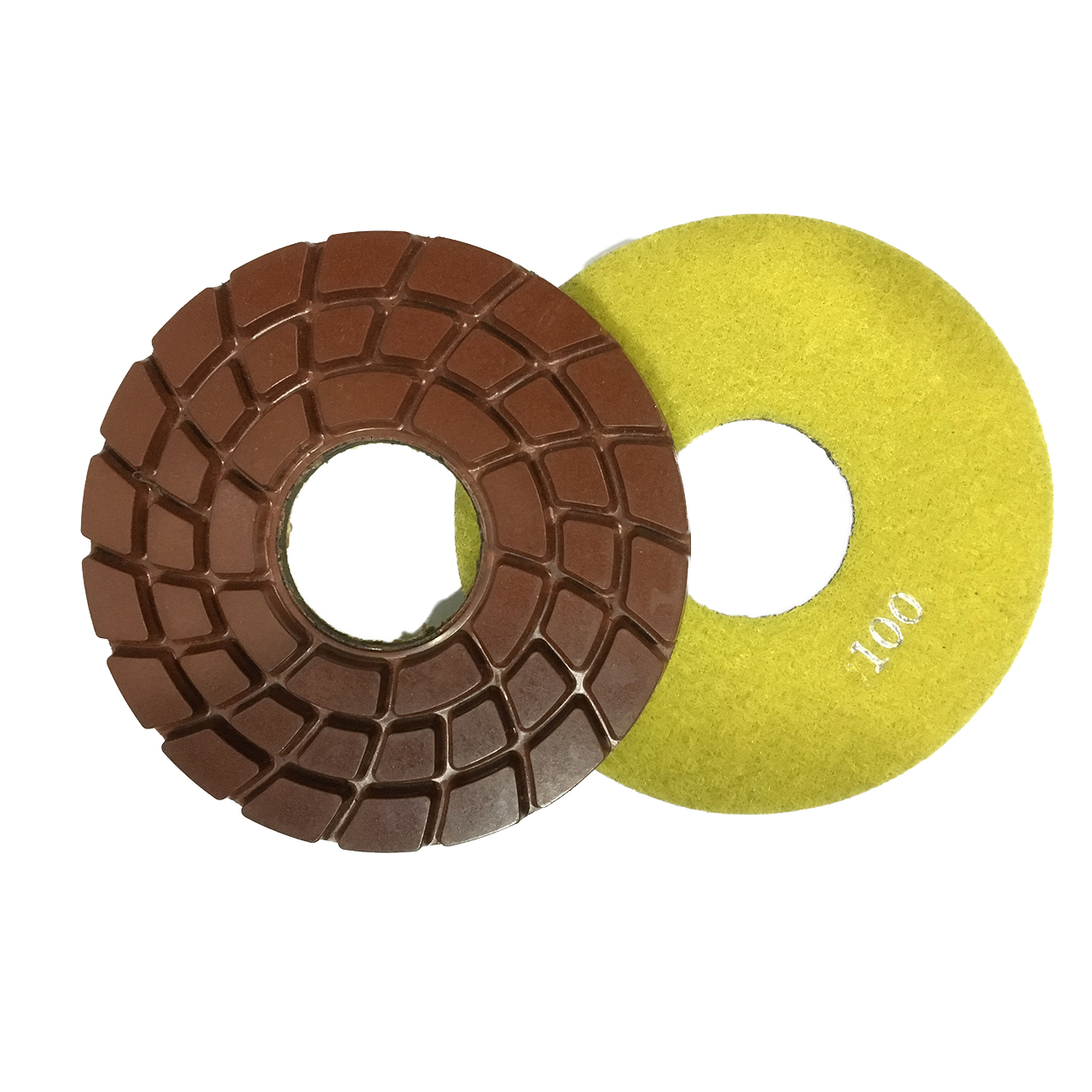 7''/180mm Sprial Diamond Resin Polishing Pads (RFP-S3)