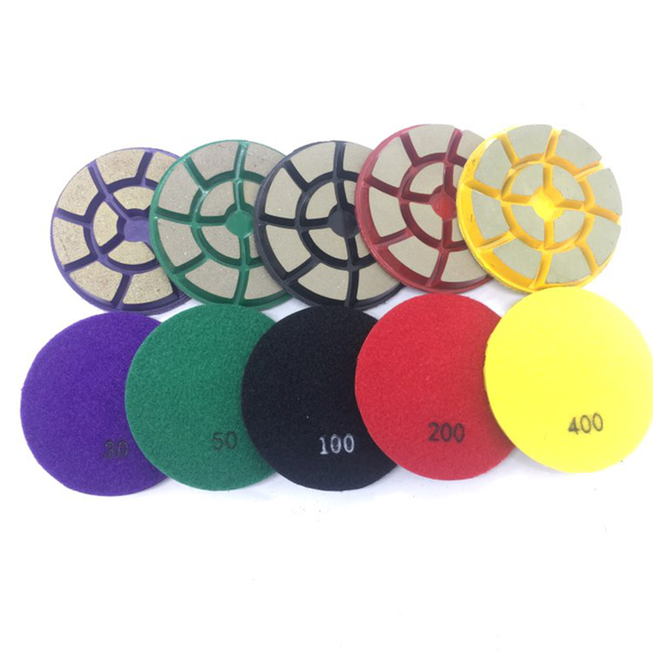 4'' Ceramic Bond Diamond Transitional Grinding Pads (RFP-T4)