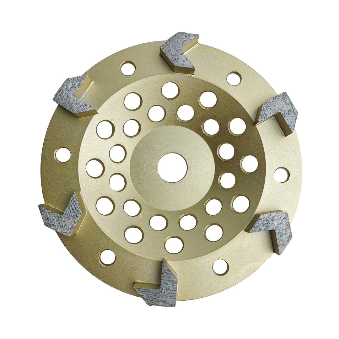 7''/180mm Diamond Grinding Cup Wheels with 6 Arrow Segments (CW-A6)