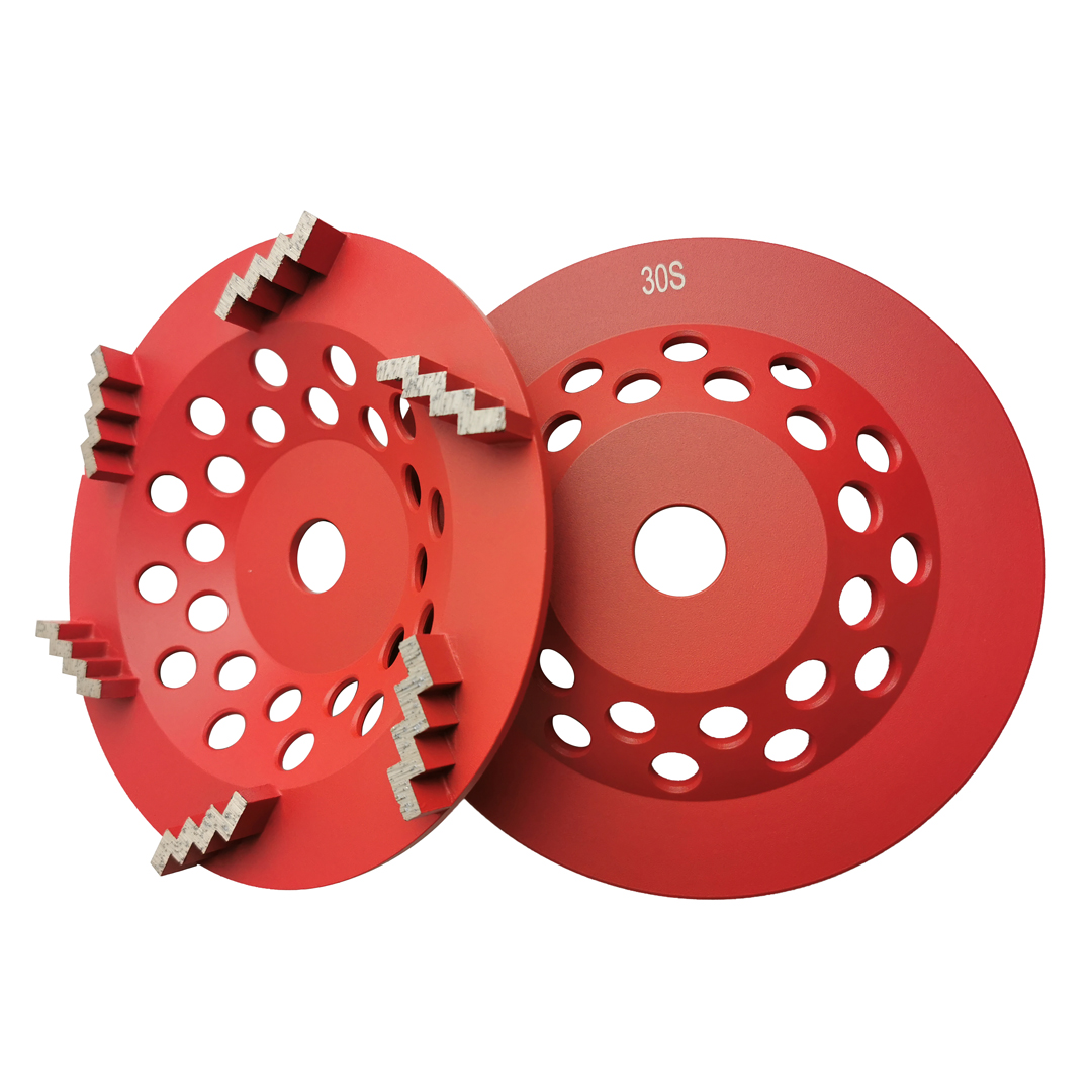 Diamond Grinding Cup Wheels with 6 Zigzag Segments (CW-Z6)