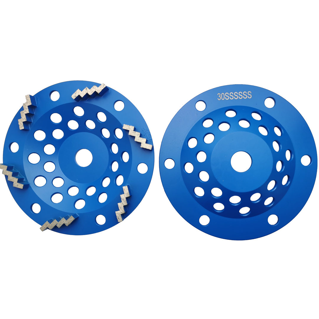 Diamond Grinding Cup Wheels with 6 Zigzag Segments (CW-Z6)