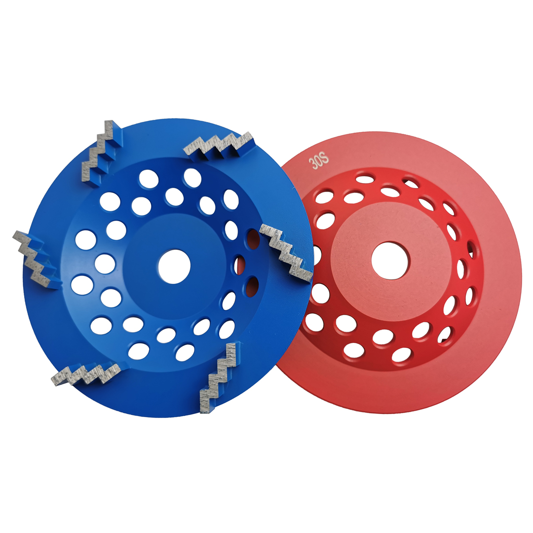 Diamond Grinding Cup Wheels with 6 Zigzag Segments (CW-Z6)