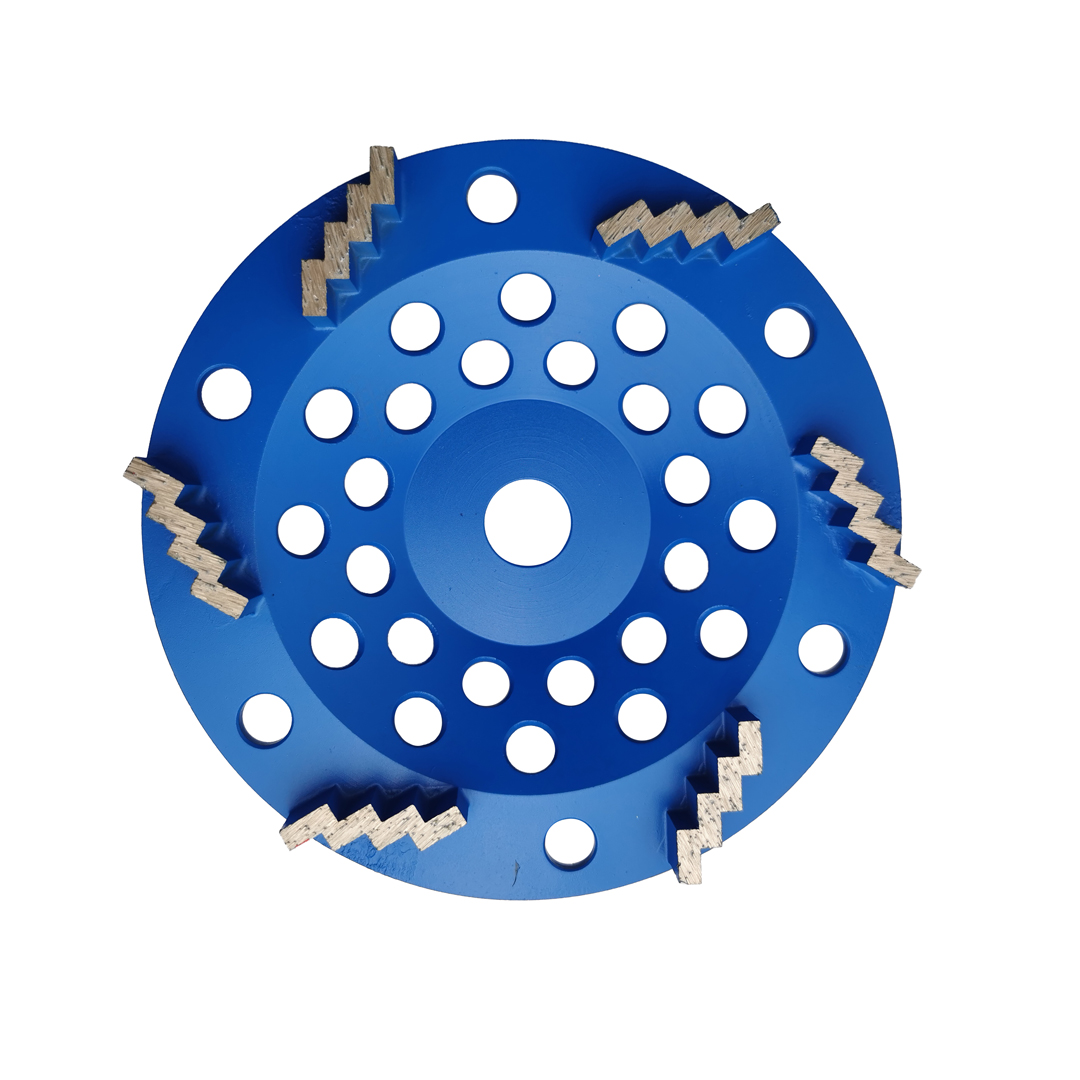 Diamond Grinding Cup Wheels with 6 Zigzag Segments (CW-Z6)