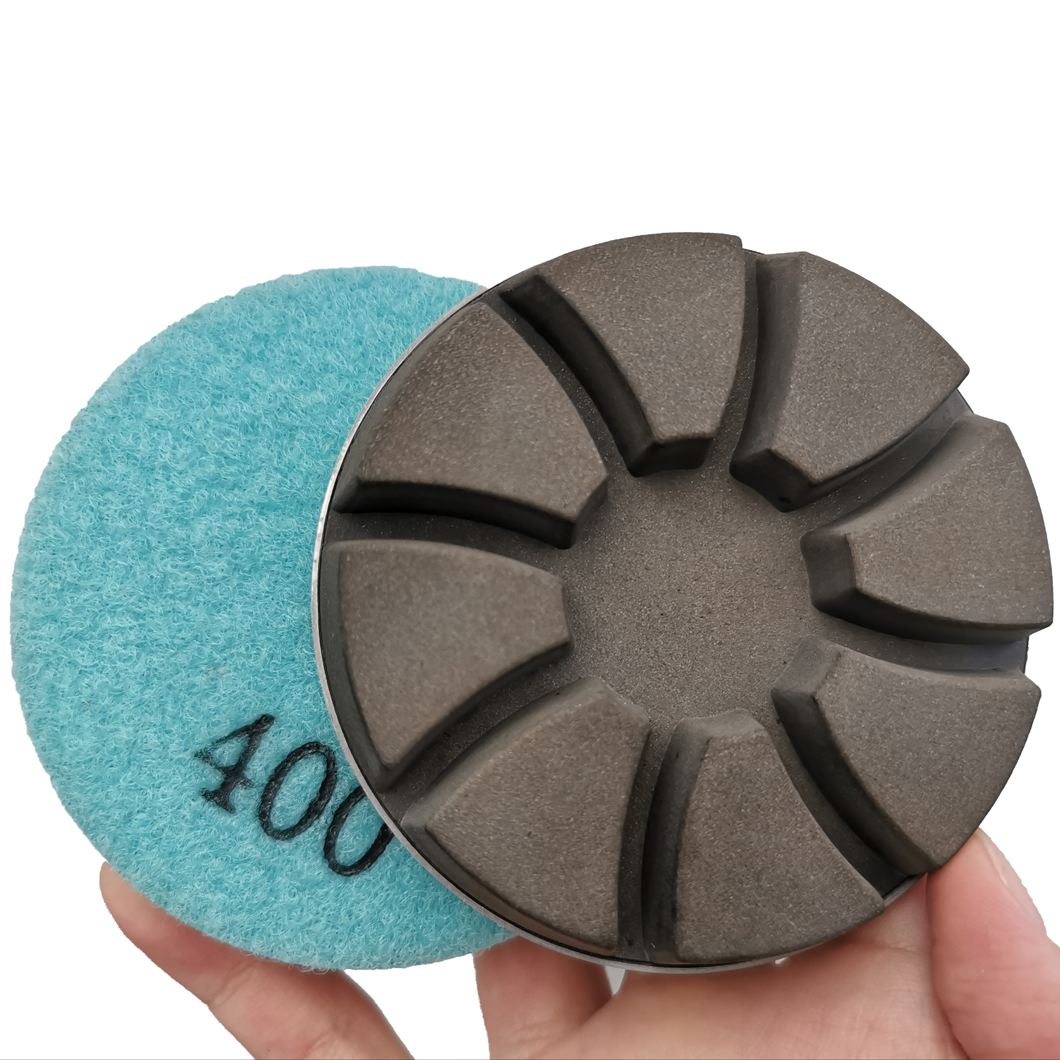 3'' 15mm Thickness Diamond Dry Polishing Pads for Concrete Floor (RFP-06)