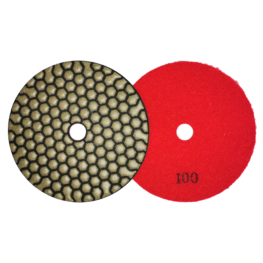 Premium Diamond Honeycomb Dry Polishing Pads (DPP-D1)