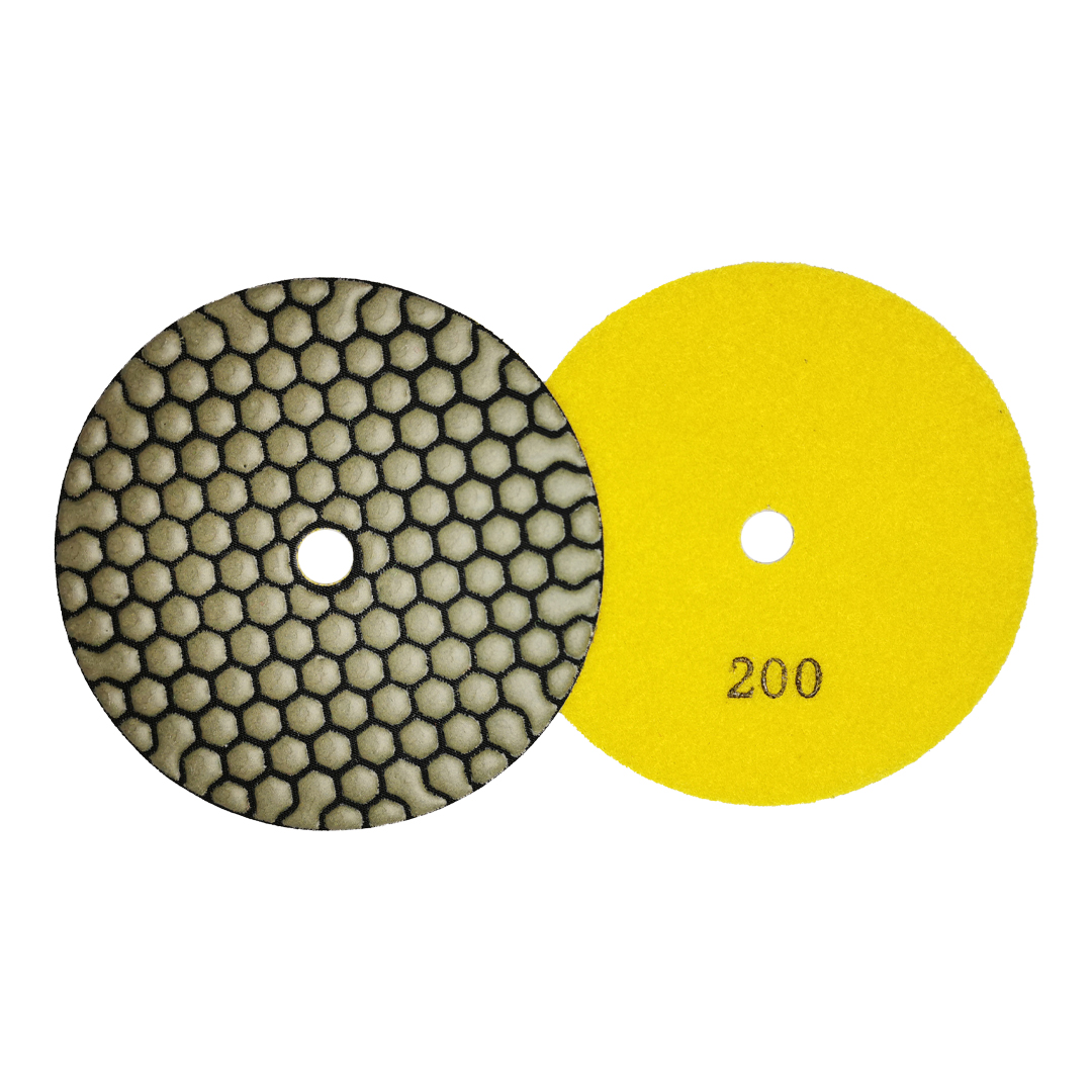 Premium Diamond Honeycomb Dry Polishing Pads (DPP-D1)