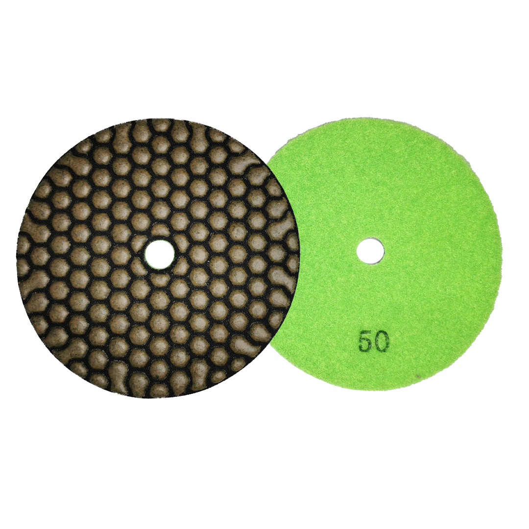 Premium Diamond Honeycomb Dry Polishing Pads (DPP-D1)