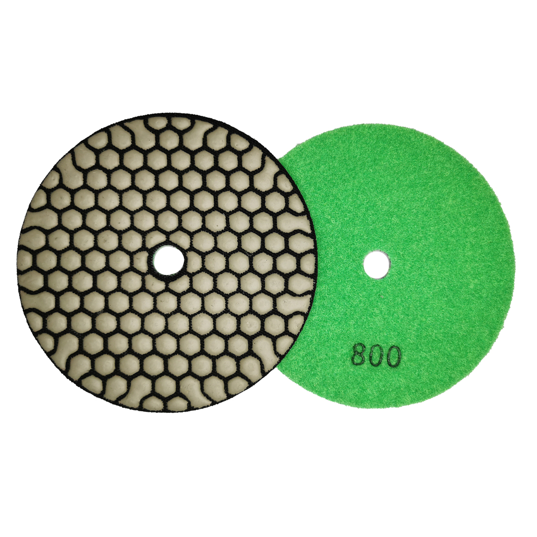 Premium Diamond Honeycomb Dry Polishing Pads (DPP-D1)