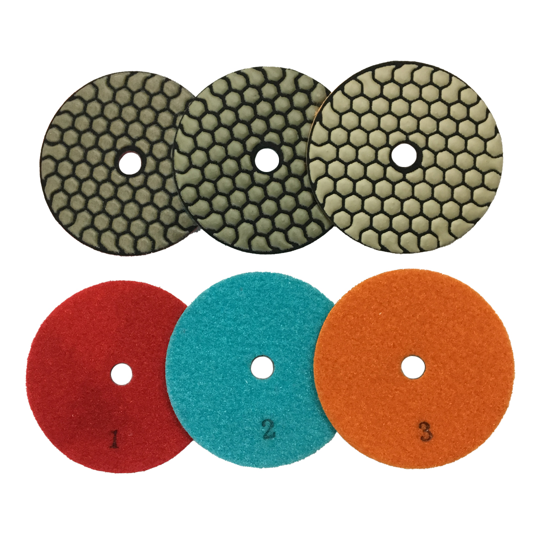 3-Step Diamond Dry Polishing Pad (DPP-3S6)