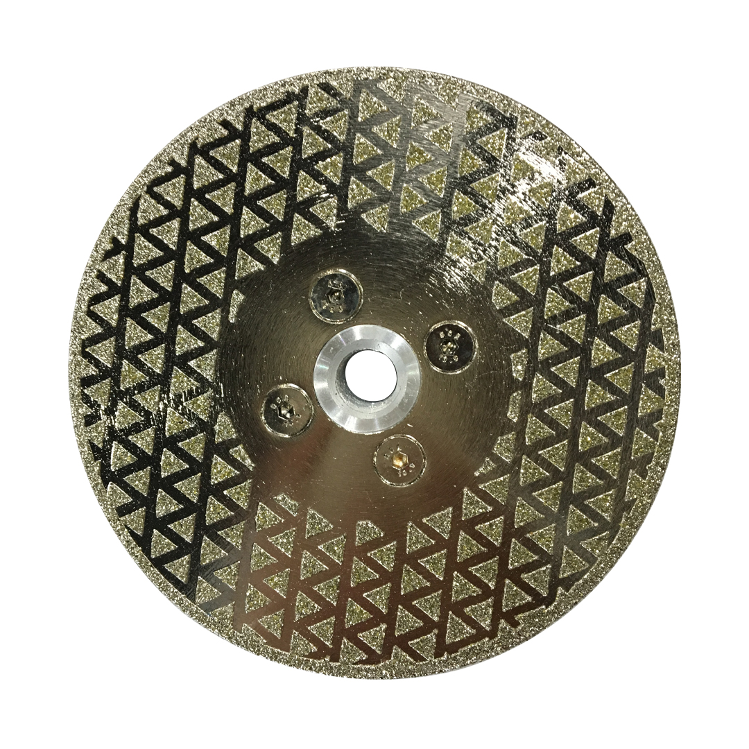 Electroplated Duo Blade with Flange (DCB-E2)