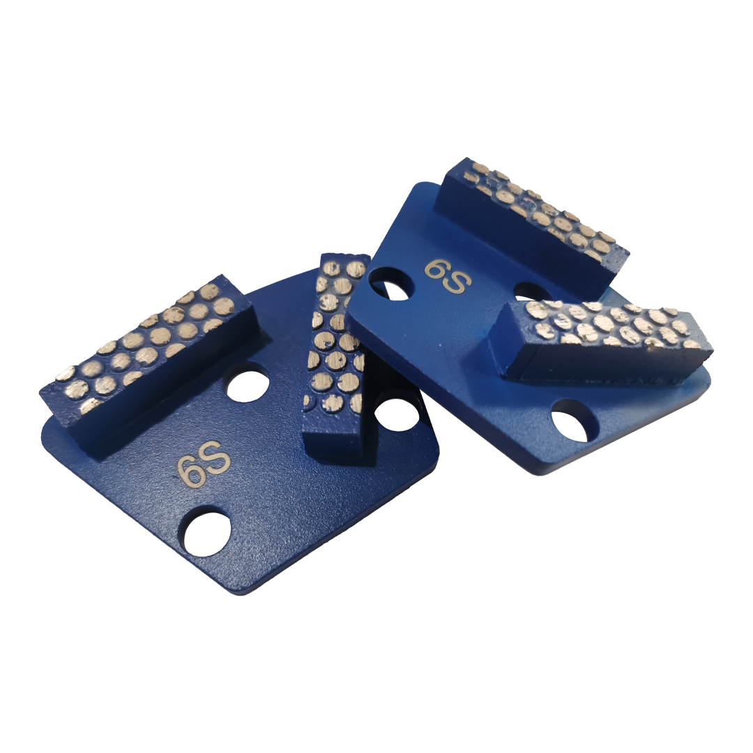 Double Bar Segments with Dots Diamond Trapezoid Grinding Disc (TP-B4)