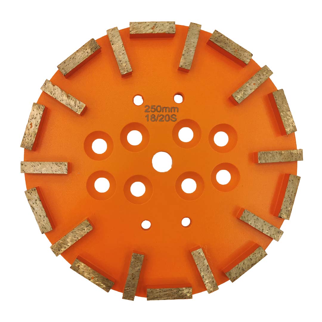 EDCO 10'' Diamond Grinding Disc with 20 Bar Segments (ED-B20)