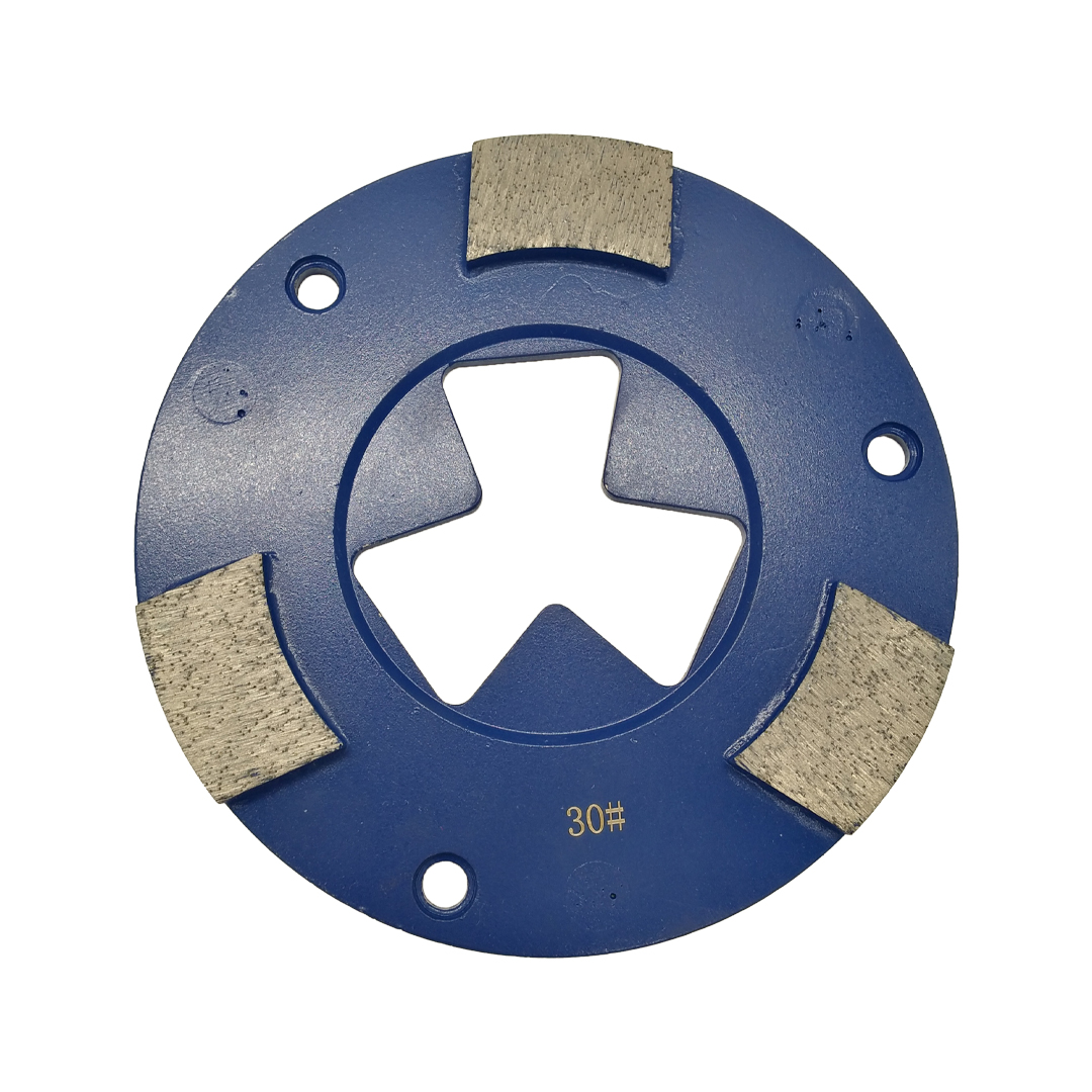 Triple Segments 160mm HTC Diamond Grinding Plate (HTCS-P2)