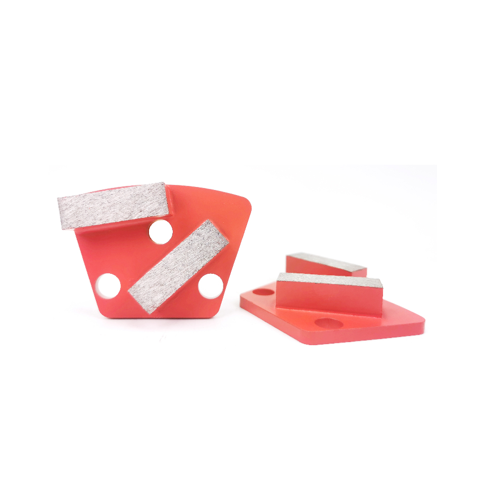 Double Bar Segments Diamond Trapezoid Grinding Disc for Iron Horse (TP-B2)
