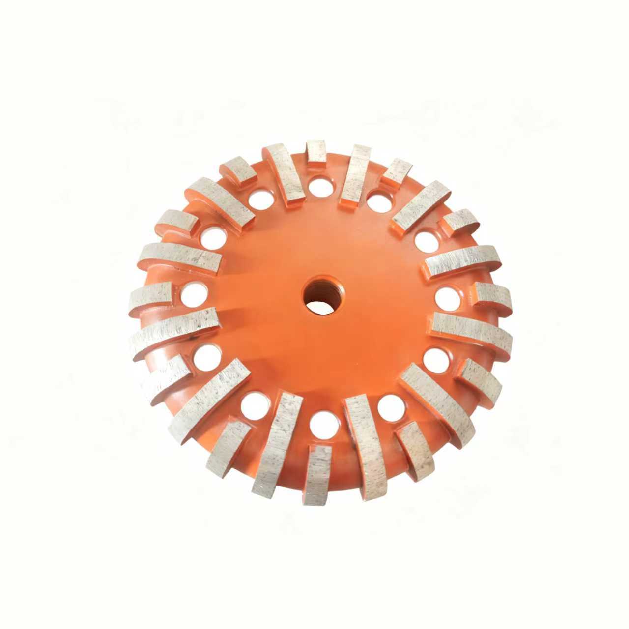 6'' Diamond Radius Cove Base Wheels for Handheld Grinders (TC-RCW)
