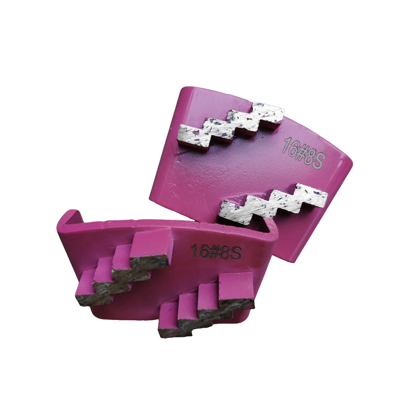 HTC Double Zigzag Segments Diamond Grinding Disc for Husqvarna Floor Grinders (HTCS-Z2S)