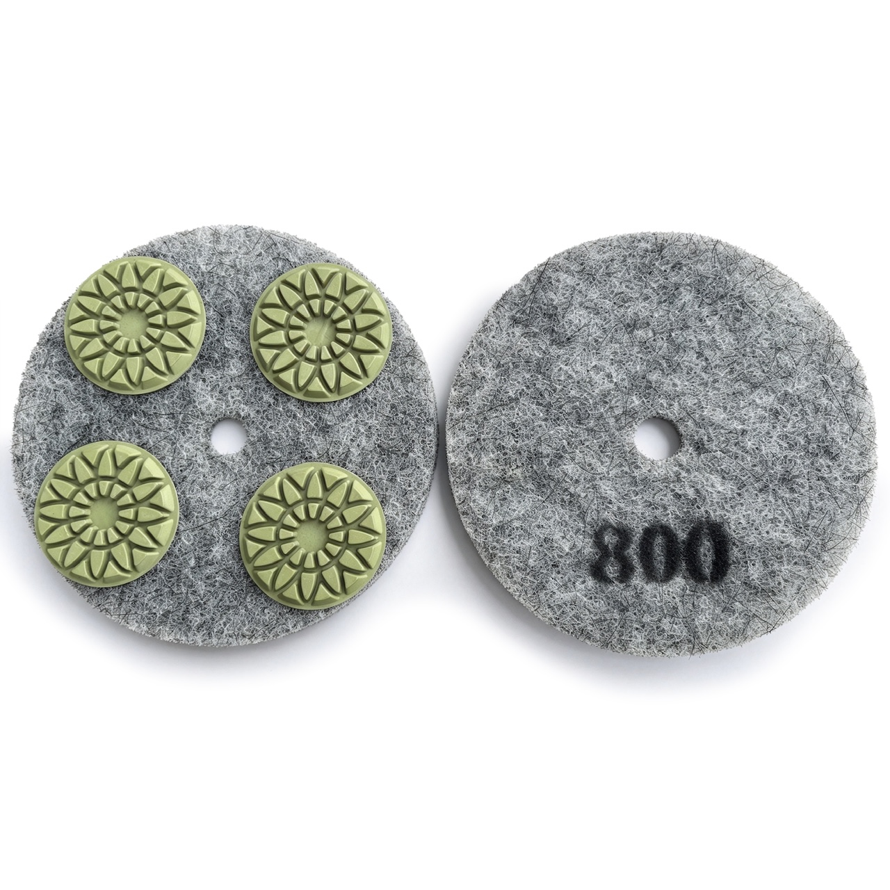 Burnishing Pads with Resin Pucks for Concrete Floor Polishing (RFP-BP3)