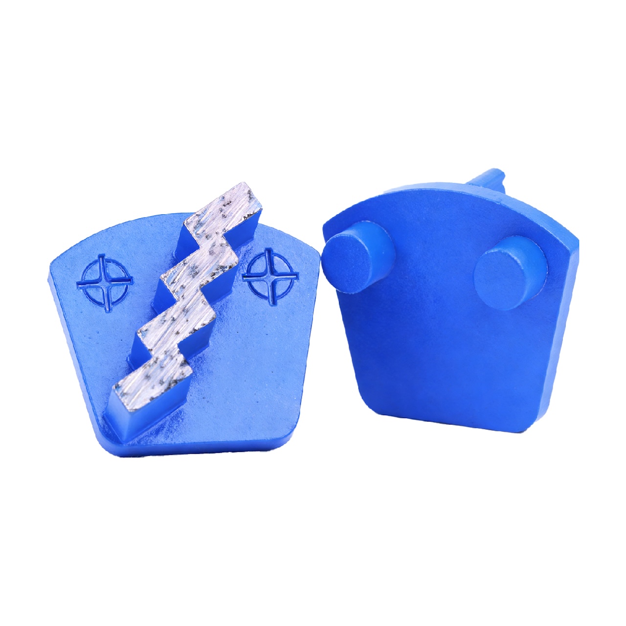 PLUG 'N GO Single Zigzag Segment Diamond Grinding Disc for WerkMaster Floor Grinders (WMS-TZ1)