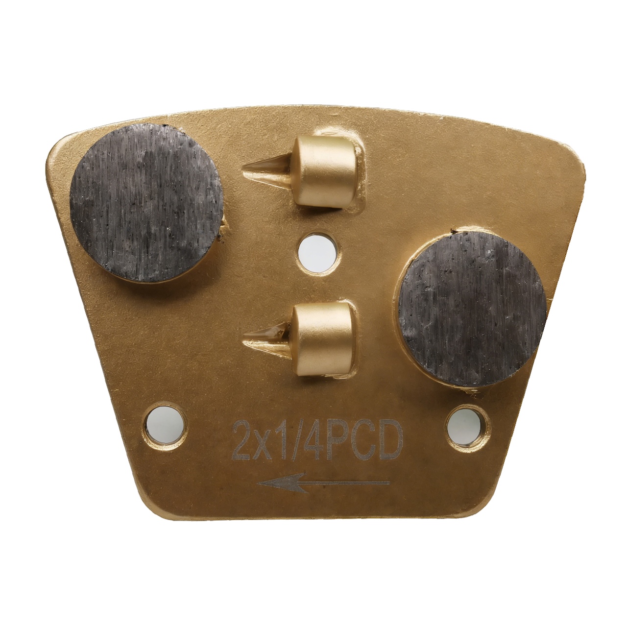 Double PCD Diamond Trapezoid Grinding Disc with Double Round Segments  (TP-PCD2R2)