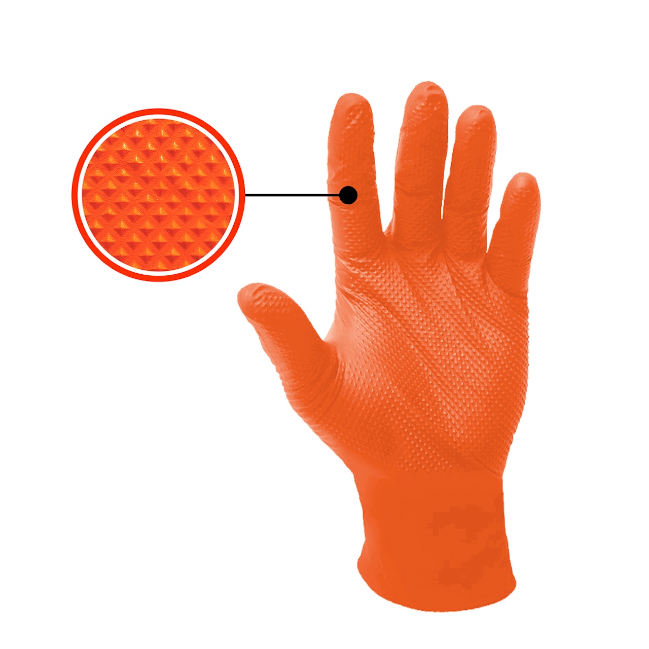 Diamond Textured Nitrile Glove (ET-G2)