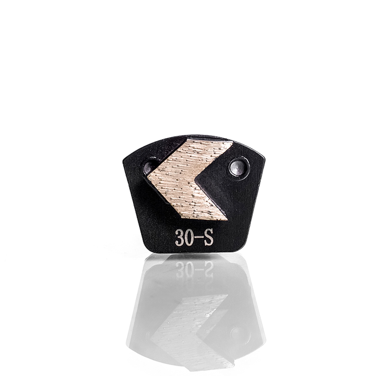 PLUG 'N GO Single Arrow Segment Diamond Grinding Disc for WerkMaster Floor Grinders (WMS-TA1)