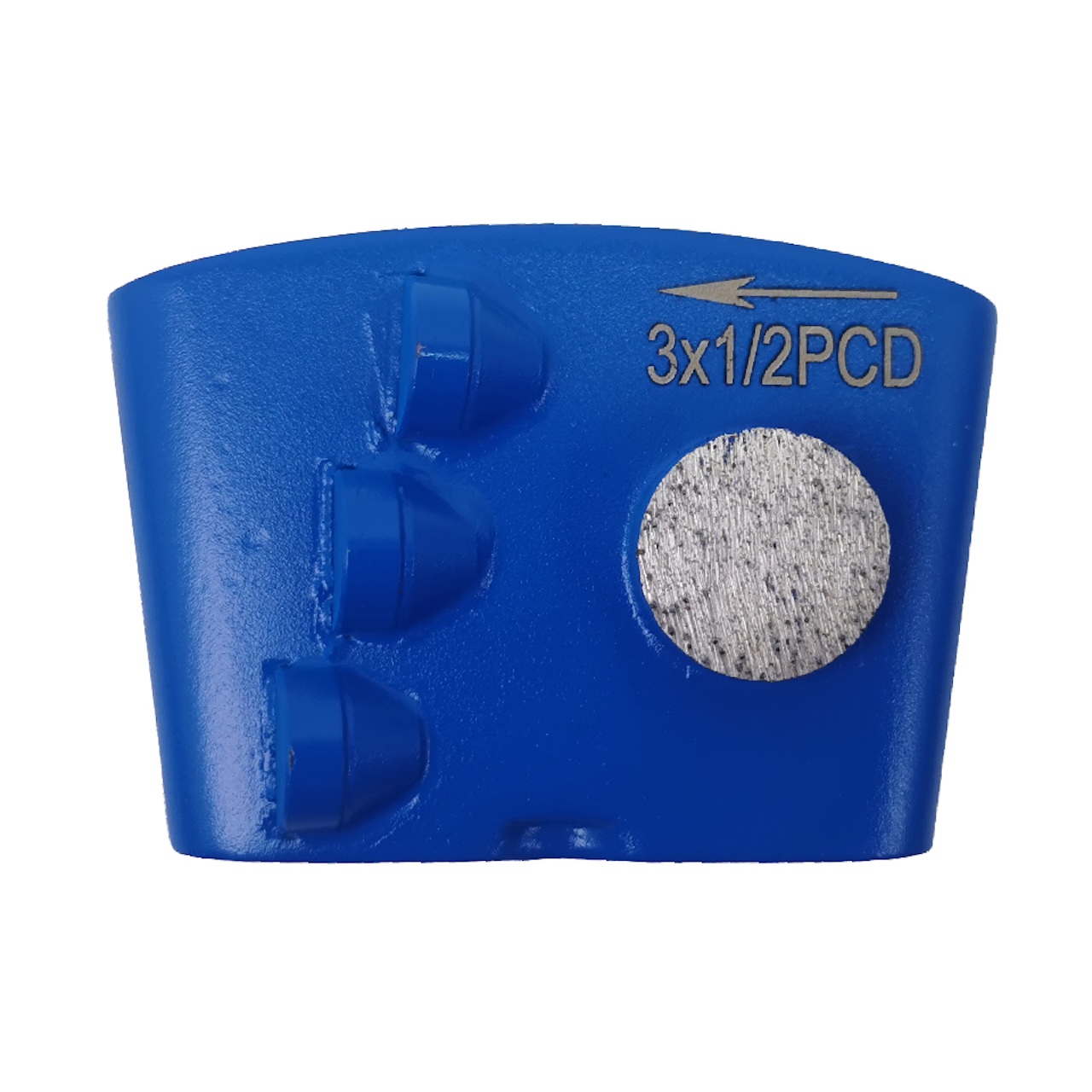 HTC Triple PCD with Single Round Segment for Concrete Floor Epoxy Removing (HTC-PCD3R1S)