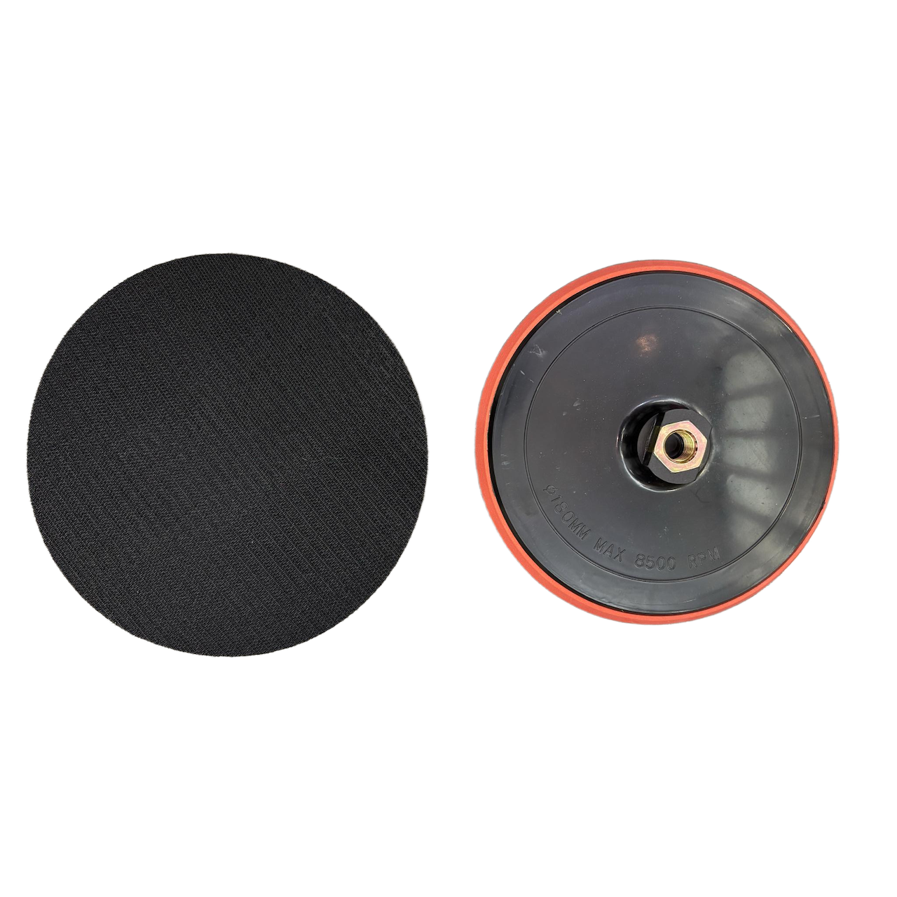 7 Inch 180mm Hook and Loop Soft Foam Velcro Backer Plate with Shank for Angle Grinder (BPA-4)