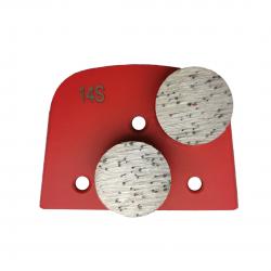 Lavina Double Button Segment Diamond Grinding Disc (LVS-2)