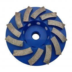 4 Inch 100mm Turbo Cup Wheels with 12 Segments (CW-T12)