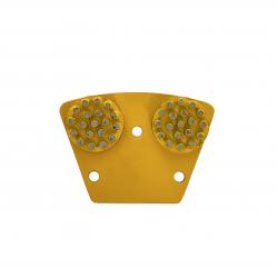 Double Round Segments Diamond Trapezoid Grinding Disc (TP-R2H)
