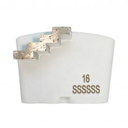 HTC Single Zigzag Segment Diamond Grinding Disc for Husqvarna Floor Grinders (HTCS-Z1S)