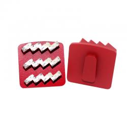 Redi Lock System Triple Zigzag Segments Diamond Grinding Disc for Husqvarna (HQS-Z3)