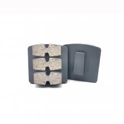 Redi Lock System Triple H Segments Diamond Grinding Disc for Husqvarna Floor Grinders (HQS-H3)