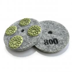 Burnishing Pads with Resin Pucks for Concrete Floor Polishing (RFP-BP3)