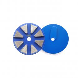 3 Inch Diamond Grinding Disc with 8 Segments for Husqvarna Floor Grinder (HQS-T8)
