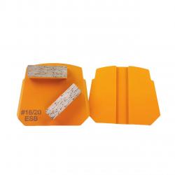 Metal Bond Double Bar Segments Diamond Grinding Shoe for Truloc Quick Change Floor Grinder System (TQC-B2)